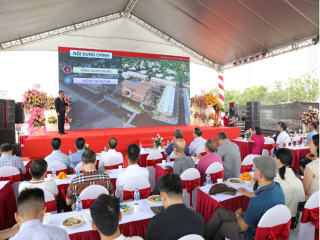 Nô nức bà con tiểu thương huyện Yên Mỹ tham gia Lễ giới thiệu Chợ Ngọc Long Plaza
